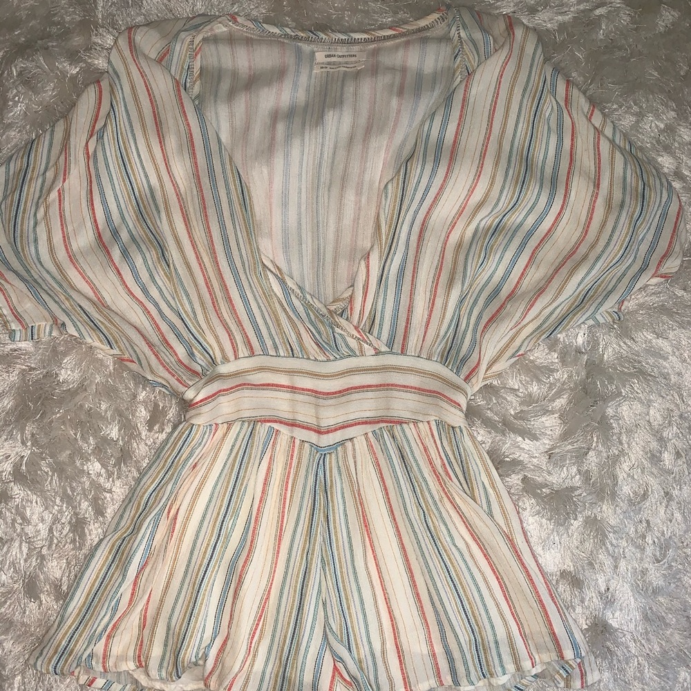 Cute Striped Romper